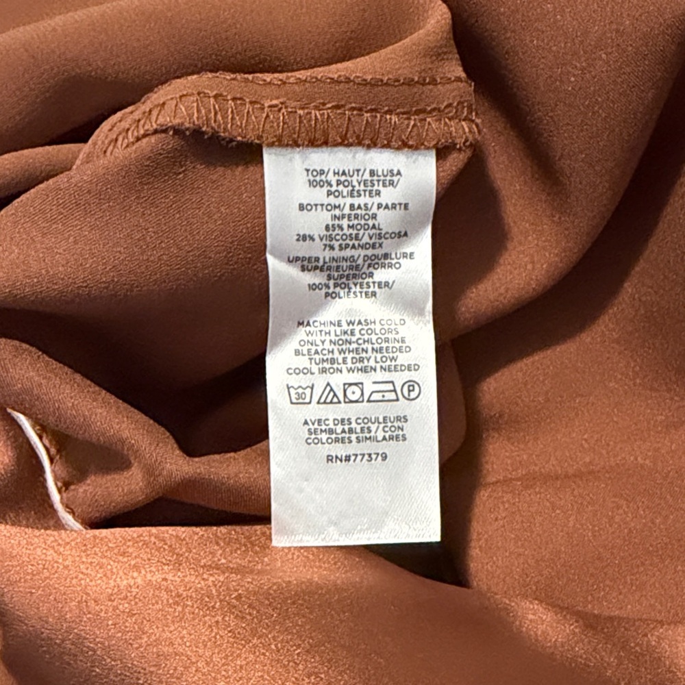 Ann Taylor Rust Satin Bodysuit - Picture 5 of 5